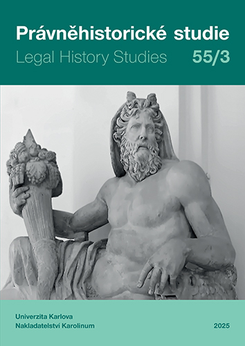 PRÁVNĚHISTORICKÉ STUDIE